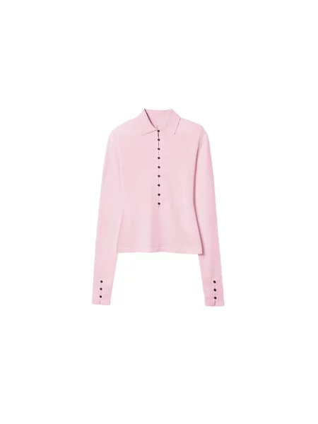Koszulka polo Jacquemus różowa
