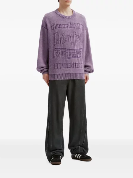 Pulover Izzue cu autograf violet