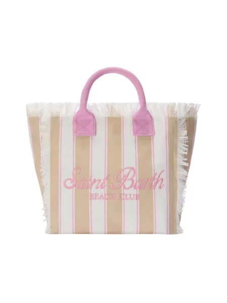 Wielobarwność torba plażowa Mc2 Saint Barth w paski