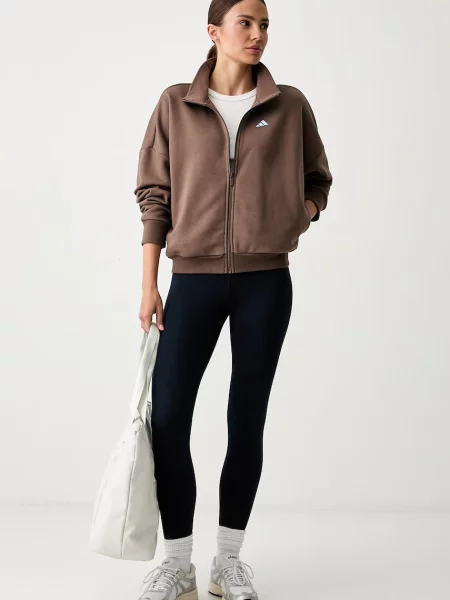 Adidas hanorac cu pentru femei cu Essentials maro