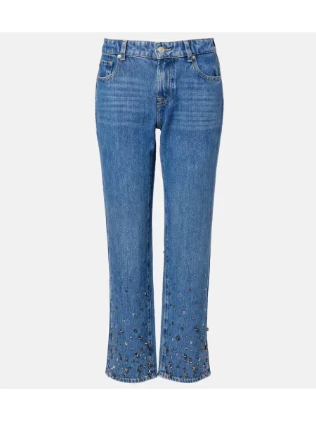 Cropp blugi drepți 7 For All Mankind albastru