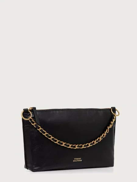 Rucsac Tommy Hilfiger din piele negru