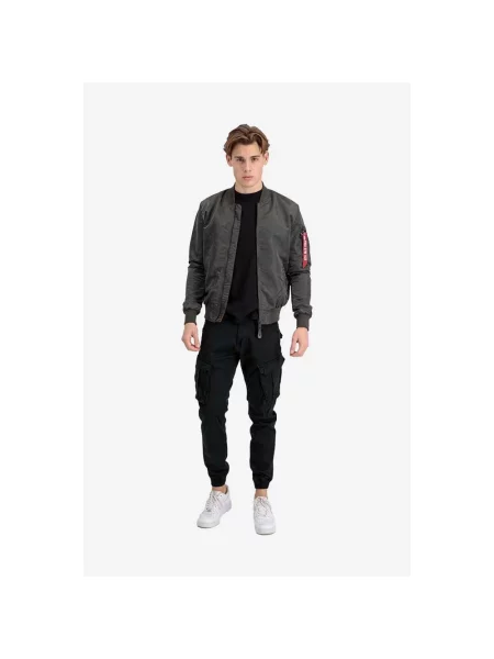 Kurtka bomber Alpha Industries szary