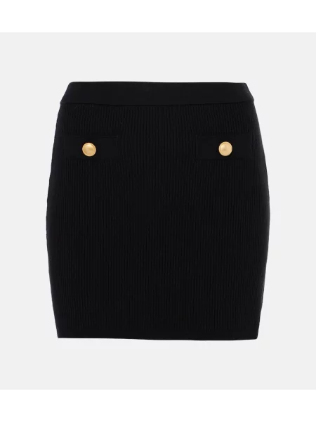 Volneno krilo Alessandra Rich črna