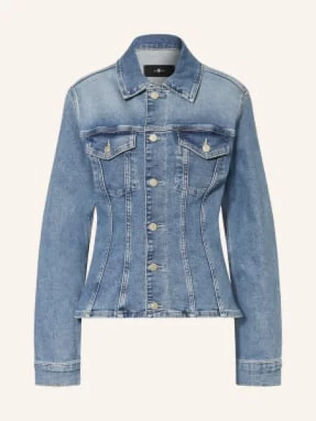 7 For All Mankind Džínová Bunda aquashade