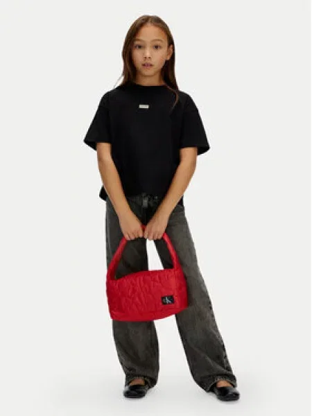 Dětské tričko Calvin Klein Jeans černé