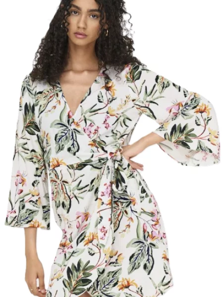 JDY Rochie JDYSEZEN bleumarin / galben / verde alb
