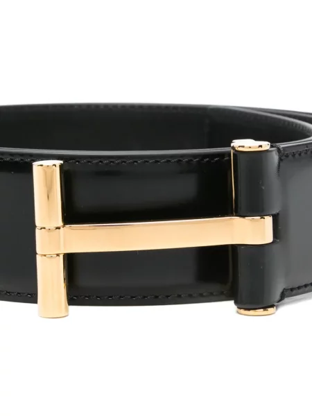 Curea Tom Ford cu cataramă negru