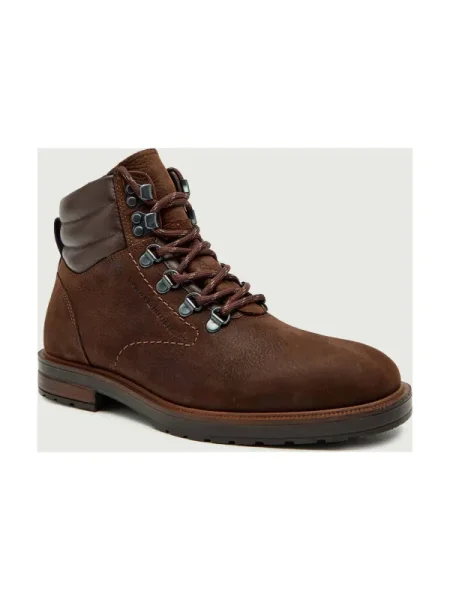Tommy Hilfiger Ghete Cleated Hilfiger Wrm Hook Boot maro