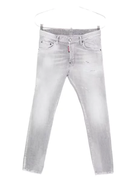 Traperice ravnih nogavica Dsquared2 siva