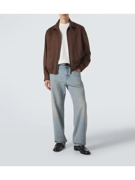 Tricou Moncler din piele alb