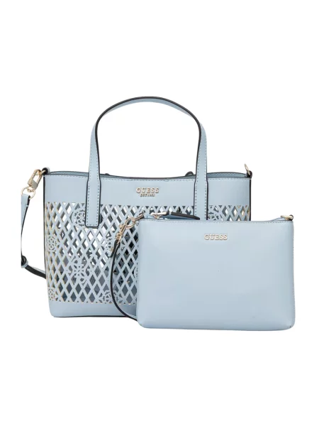 Guess torebka LETTY niebieska