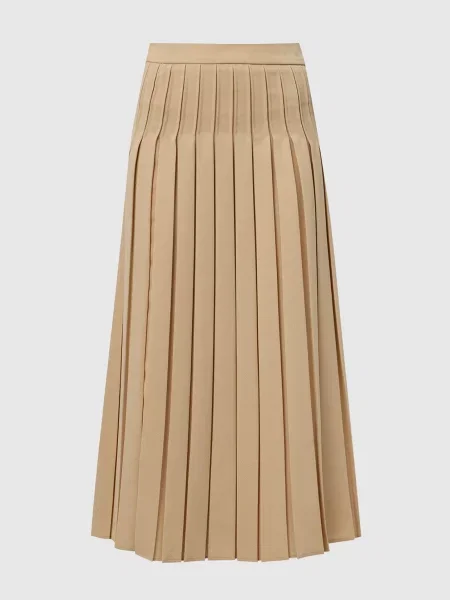 Спідниця плісе LUISA Max Mara бежева