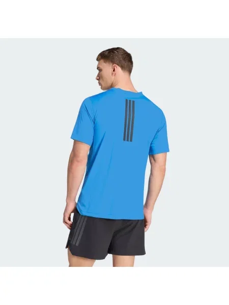 Koszulka z krótkim rękawem adidas PrimeLift niebieski S czarny