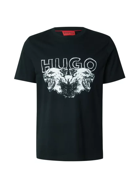 HUGO Tricou Durro negru