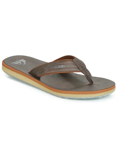 Natikače Quiksilver od nubuka smeđa