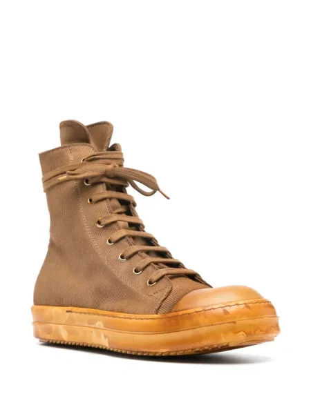 Καμβάς sneakers Rick Owens Drkshdw καφέ