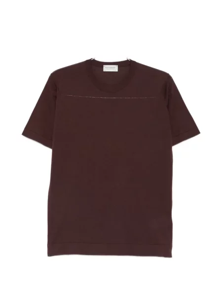 Tricou John Smedley tricotate maro