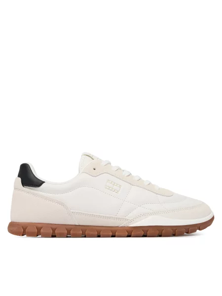 Laisvalaikio batai Tommy Jeans Tommy Jeans Low Lth Runner balta