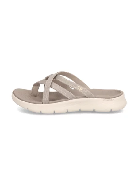 Pantofle Skechers béžové