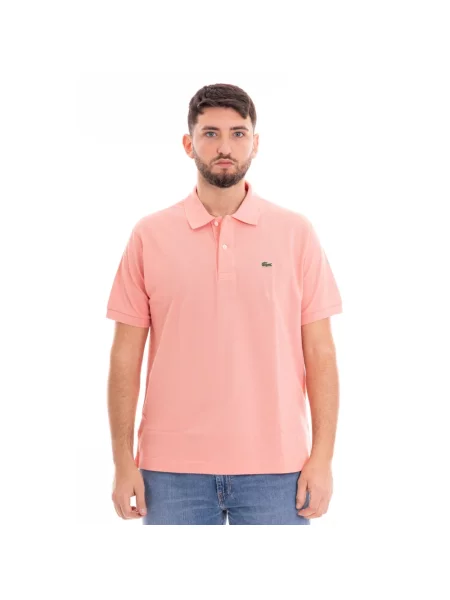 Koszulka polo Lacoste różowa