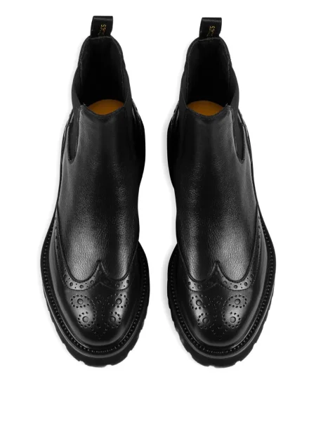 Botine chelsea Doucal's din piele negru