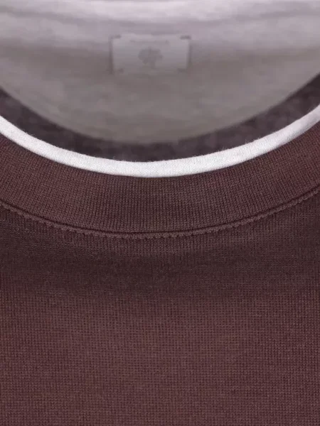 Scurt tricou Eleventy maro