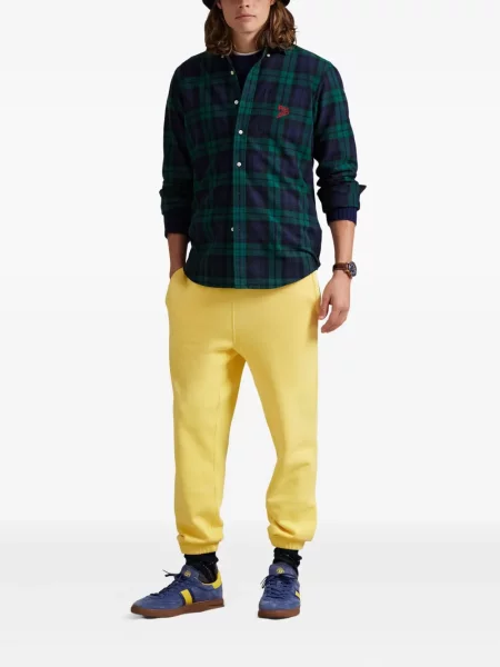 Μικρός κασκέτο Polo Ralph Lauren με χαμηλή μέση υφαίνω διαγωνίως πράσινο