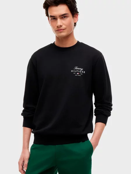 Світшот Tommy Hilfiger чорний