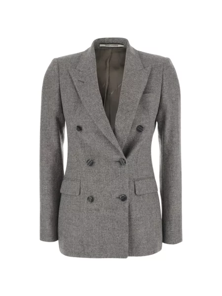 Sacou Tagliatore cu model herringbone cu două rânduri de nasturi
