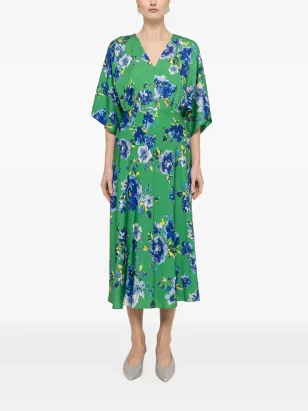 Rochie midi Nissa de costum verde