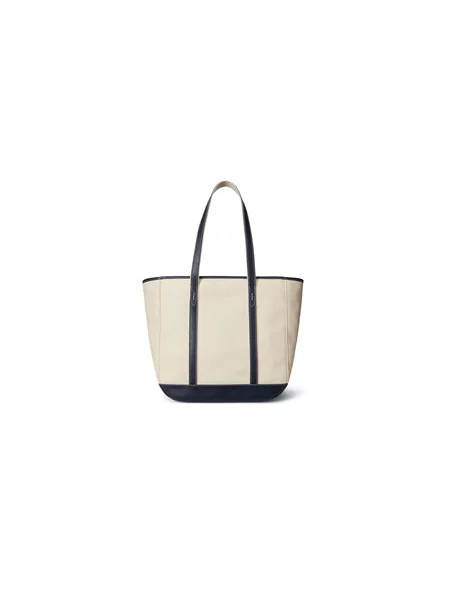 Polo Ralph Lauren Shopper torba ecru/prljavo bijela / mornarsko plava bež