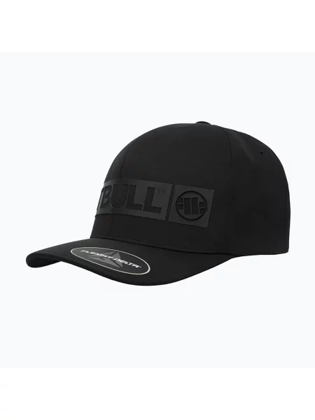 Kšiltovka Pitbull Full Cap Hilltop" Stretch Fitted black černá
