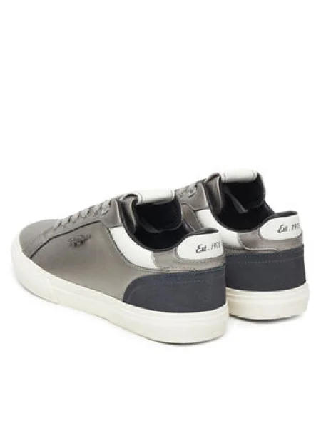 Pepe Jeans Sneakersy Kenton Glam W strieborná