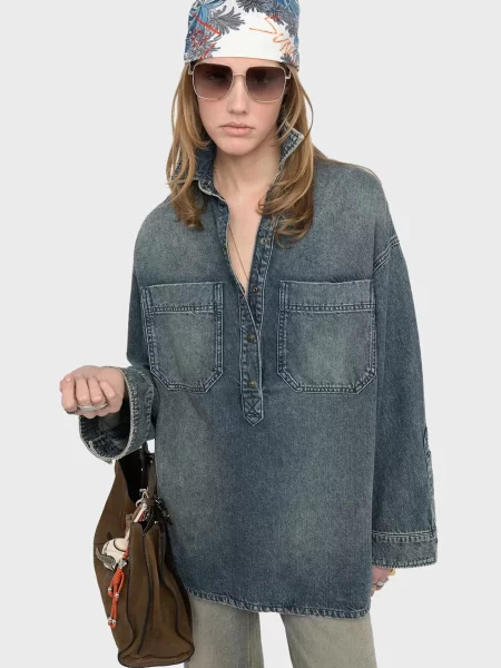 Сорочка Zadig&voltaire синя