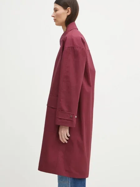 Пальто Kenzo перехідне бордовий