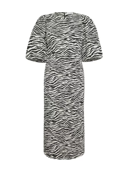 Co'couture Rochie Zion negru / murdar alb