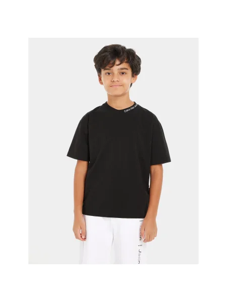 Calvin Klein Jeans Póló Intrasia | Relaxed fit fekete