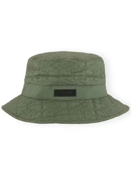 Pălărie Ganni verde