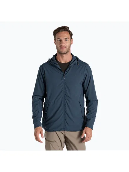 Geacă de vânt pentru bărbați Craghoppers NosiLife Ovis Reversible blue stone albastru