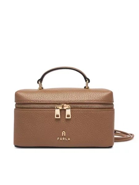 Furla Дамска чанта Camelia Micro бежов