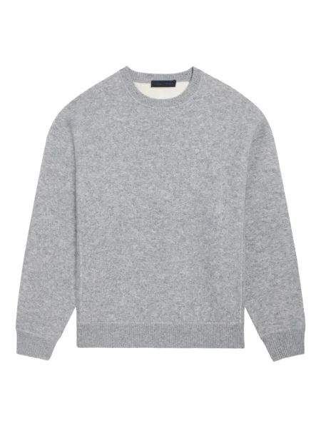 Pulover Proenza Schouler cu decolteu rotund gri