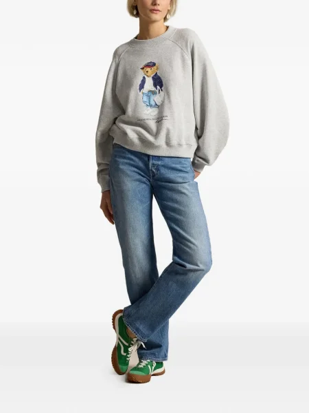 Ριγέ δερμάτινος κάλτσες Polo Ralph Lauren με κορδόνι μαύρο