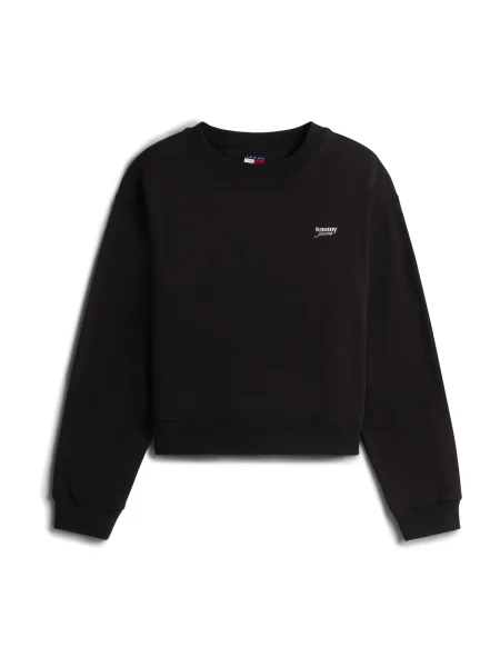 Geacă de blugi Tommy Jeans negru