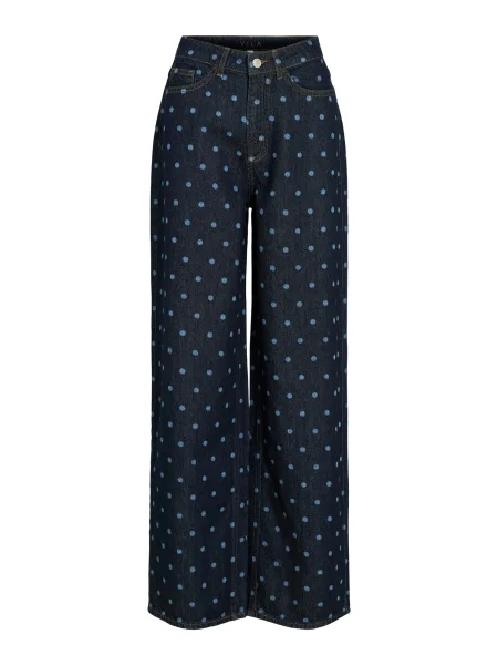 VILA Jeans VIFREYA noapte / denim albastru