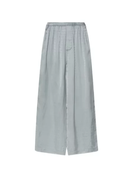 Pantaloni Balenciaga cu imagine albastru