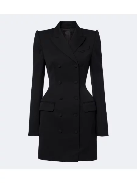 Rochie Mugler de lână negru