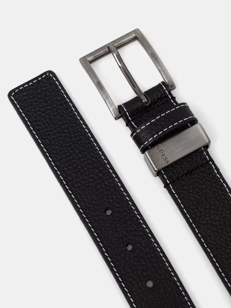 Кожаный ремень Guess с ремешками