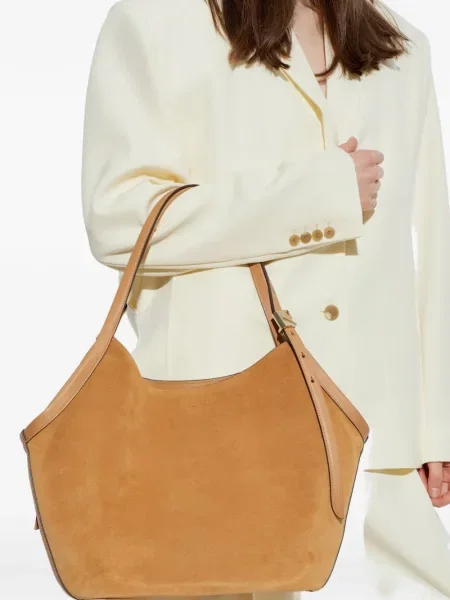 Τσάντα shopper Kate Spade σουέτ πορτοκαλί