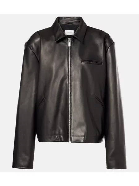 Geanta de piele Magda Butrym negru